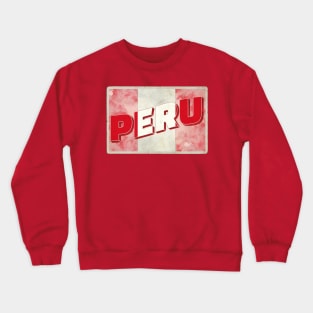 Peru Vintage style retro souvenir Crewneck Sweatshirt